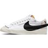 Nike Sneaker W Blazer Low '77 Jumbo, White/Black-White-Sail, DQ1470-101, 37.5 EU (6.5 US)