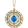 XUANHEY Arcane-cosplay, collana in oro, da donna, in cosplay, con cristalli, per Halloween, per carnevale, feste, per uomini e donne