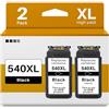 INK4U 540XL Cartucce d'inchiostro Compatibili - Cartuccia d'inchiostro per 540XL per MG3650S MG3650 MG3600 TS5150 TS5151 MG3150 MG3250 MX475 (2 Nere)
