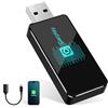 aquota Adattatore wireless Android per auto, convertire Wired Android Auto in Wireless, Wireless Adattatore per vivavoce per auto, USB C/A super veloce e stabile (Ferroso for Carplay)