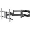 goobay Supporto TV Parete Orientabile XL 43-90 Pollici 60 Gradi Estensibile fino a 104,5 cm VESA 800x400 Fino a 80 kg Gestione Cavi - 71197