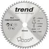 Trend Lama TCT per sega mitra 305mm 60D, foro 30mm, +7°, finitura legno