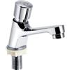 WPKD BLUEIY Rubinetto con Ritardo di Tempo di 4-6 Secondi, Rubinetto con Chiusura Automatica Filettata G1/2 Rubinetto con Ritardo di Tempo di Risparmio Cromato per Bagno della Cucina Pubblica