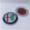 2 Pezzi Logo 74mm Compatibile con Alfa Romeo Nero Rosso Emblema Giulietta GT 159