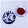 2 Pezzi Logo 74mm Compatibile con Alfa Romeo Nero Rosso Emblema Giulietta GT 159