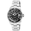 Invicta Pro Diver - Orologio da uomo in acciaio inossidabile con movimento automatico - 40 mm, Grigio / Argento