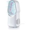 Silvercrest Ventilatore da tavolo senza pale con LED SRTVA 5 Bianco