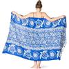 PANASIAM Atlantic Pareo - XL Sarong Mare - Telo Mare - Viscosa | Design marinaro, doppie cuciture, gonna pareo leggera, abito da spiaggia, copricostume, grande arazzo da parete