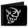 Buckle-Down Buckle Down - Portafoglio da uomo bi-Fold Dodge, 10,2 x 8,9 cm, Schivare, 4.0 x 3.5