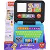 Fisher-Price Ridi e Impara Il Mio Primo Laptop, Giocattolo Elettronico con Contenuti Educativi Smart Stages, Giocattolo per Bambini 6+ Mesi, Edizione: Tedesco, HGX00