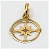Gulino Gioielli Ciondolo "Rosa dei venti" in oro giallo 18 kt E.859
