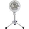 Logitech for Creators Blue Snowball Microfono USB per Registrazione, Streaming, Podcast | Gaming su PC e Mac, Mic a Condensatore con Modelli Polari Cardioide e Omnidirezionale e Design Retrò Elegante - Bianco