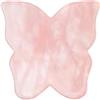 Crystallove Pietra Farfalla Gua Sha in Quarzo Rosa