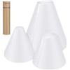 NEEWER Set Diffusore Luce Conico (3pz, 14/15/20), Riflettore per Illuminazione Flash Migliorato Spessito 0,5mm, Alternativa a Light Box per Foto Prodotti Gioielleria, Senza Ombra e Riflesso, NK006
