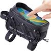 Generico Bike Bike Top Tube Bag | Waterproof Large Capacity Portable EVA Pouch | Bik