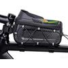 Generico Hard-Shell Waterproof Cycle Frame Bag - EVA 3D Sunshade Touchscreen Phone