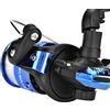 Generic Mulinello da Pesca Spinning Leggero con Placcatura in Plastica Colorata per gli Appassionati di Pesca in Acqua Dolce e Salata (BLUE)