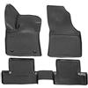 J&J AUTOMOTIVE Norm Liners Tappetini Auto su Misura per Renault Megane 4 Dal 2016, Set da 4 Pezzi, 3D in Gomma TPE, Antiscivolo, Inodore, Colore Nero
