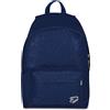 SEVEN Zaino Monocolore Blu Glitterato Casual Luminoso Capiente