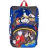 SEVEN Zaino Scuola Sonic The Hedgehog con Sonic, Knuckles e Shadow