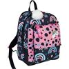 SJ GANG SEVEN Zaino Rainbow Leopard