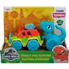 TOMY Toomies Jurassic World Chase & Roll Raptors Giooco Educativo