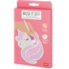 LEGAMI Tappetino Pulisci Pennelli da Trucco - Brush it Off! - tema Unicorn