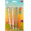 LEGAMI Set di 4 Penne Gel Cancellabili - Farm Sweet Farm - Erasable Pen