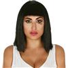 Parrucca Nera Capelli Caschetto in stile Cleopatra