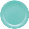 Piatti Color Party 42 Colorazioni Pastello 18cm x15 Pz Acqua Marina