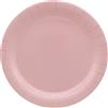 Piatti Color Party 42 Colorazioni Pastello 18cm x15 Pz Rosato