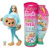 MATTEL Barbie Cutie Reveal - Bambola con Costume di Peluche da Orsacchiotto-Delfino HRK25