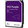 Western Digital Purple disco rigido interno 6 TB 5400 Giri/min 256 MB 3.5" Serial ATA III [WD64PURZ]