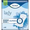 Tena Lady Super, Confezione da 30 Pezzi