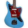 Fender Japan 66 Reissue Jaguar 1997-2000 - riverniciatura blu | Riverniciato blu