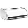 Brabantia Portapane in Acciaio, Apertura a Scomparsa, Standard, Inox Lucido