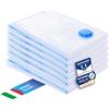 SilverRack Sacchetti Sottovuoto [6 Pezzi] da 80x100 cm - Per Abbigliamento, Piumini e Vestiti Salvaspazio