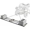Garvee Erpice Trainato da 122x51 cm (48x20 Pollici), Livellatore per Prato in Acciaio Q235 Pesante con Barre Regolabili, Rastrello per Livellamento Ghiaia e Terreno per ATV, UTV e Trattorini, Nero
