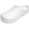 Ladeheid Zoccoli Sanitari Donna Impermeabili Sabot Donna Eva Leggeri Clogs da Giardino Ciabatte Sanitarie per Cucina Ospedale Lavoro con Suola Aderente LA-CA-25 (Blu Acqua, 40)