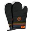 Master Chef MasterChef Guanti da Forno, Presine Cucina alta Temperatura en Cotone, con Logo Oficial, Pratico Occhiello, 100% Cotone, Lavabile in Lavatrice, Taglia Unica, Multicolor