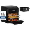 Tristar Friggitrice ad Aria 12 L con Funzione Mini Forno, Airfryer 2 in 1 Ventilato, 12 Programmi, Display Digitale, Finestra, Funzione Shake, Senza BPA, 1800 W, FR-9065