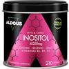 Aldous Bio Myo Inositolo e D Chiro Inositolo 4050mg - 210 Capsule - Benessere Donna | Inositolo Integratore Donna con Acido Folico, Vitamina B6, D3, Zinco e Selenio - Supporto Ormonale, PCOS - Vegan - Aldous