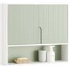 SoBuy Pensile Bagno Sospeso da Parete Mobile Sottile 15 cm per Arredo Bagno