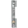 SoBuy Mobile Bagno Alto e Stretto, Mobili Salvaspazio Mobiletto a Colonna da Terra con Ripiani Regolabili e Cassetto Armadietto per Bagno e Lavanderia 20×20×180 cm BZR34-II-HG