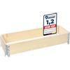Garronda Orto Rialzato da Esterno - Fioriera in Legno Naturale, Impilabile, Pieghevole, Modulare, per Piante, Fiori, Erbe, Frutta e Verdura 1 pezzo 120x40x20 cm GD-0141