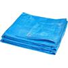 Garronda Telo Impermeabile Esterno, Telone Occhiellato Impermeabile in PP laminato PE per Giardino, Campeggio, Piscina, Copriauto, Barche, Legna GD-0162 (5x8 m, Blu 60 g/m²)