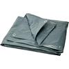 Garronda Telo Impermeabile Esterno, Telone Occhiellato Impermeabile in PP laminato PE per Giardino, Campeggio, Piscina, Copriauto, Barche, Legna GD-0162 (4x5 m, Grigio 120 g/m²)
