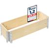 Garronda Orto Rialzato da Esterno - Fioriera in Legno Naturale, Impilabile, Pieghevole, Modulare, per Piante, Fiori, Erbe, Frutta e Verdura 1 pezzo 80x30x20 cm GD-0141