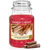 Yankee Candle Candela profumata in giara grande | Cannella Vivace | Durata Fino a 150 Ore