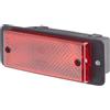 HELLA 2NE 006 609-197 Retronebbia, Alogeno, 12V, Montaggio, esterno, colore diffusore luce rosso, Spina Spina piatta, Dx/Sx